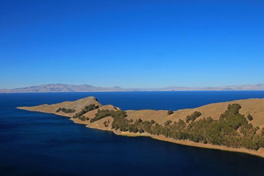 Island of the sun, Isla del Sol, Titicaca lake, Bolivia