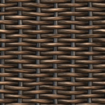 Natural Wicker Horizontal Background Or Texture, Close Up, Copy Space. Seamless pattern design.