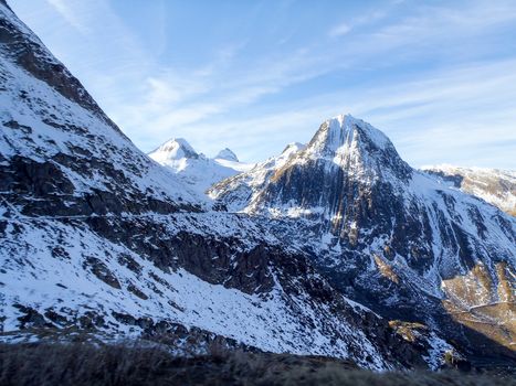 Nufenenpass, Switzerland:Canton Wallis, Nufenen pass with residual snow