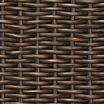 Natural Wicker Horizontal Background Or Texture, Close Up, Copy Space. Seamless pattern design.