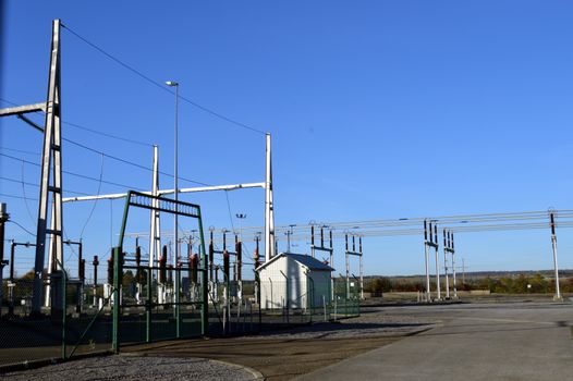 Insulators of electrical transformer in a central