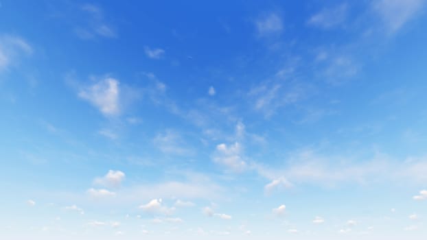 Cloudy blue sky abstract background, blue sky background with tiny clouds, 3d rendering

