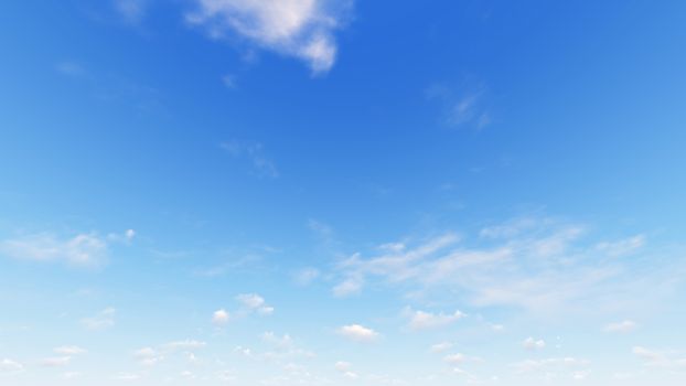 Cloudy blue sky abstract background, blue sky background with tiny clouds, 3d rendering

