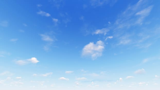 Cloudy blue sky abstract background, blue sky background with tiny clouds, 3d rendering

