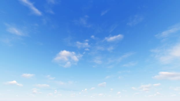 Cloudy blue sky abstract background, blue sky background with tiny clouds, 3d rendering

