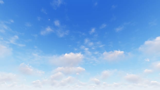 Cloudy blue sky abstract background, blue sky background with tiny clouds, 3d rendering

