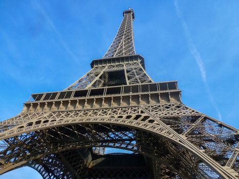 the eiffel Tower. The famous landmark of Paris.