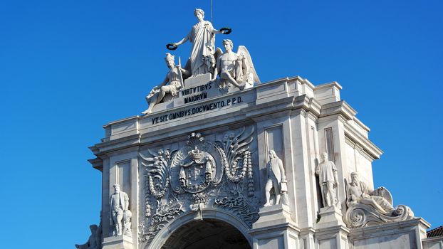 Augusta street arch, Lisbon, Portugal