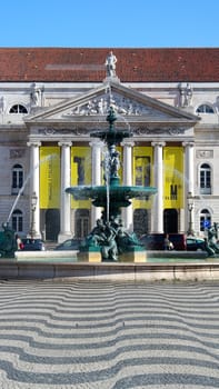 Rossio square, Lisbon, Portugal