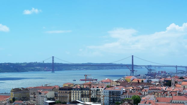 View over Lisbon, the capital city of Portugal