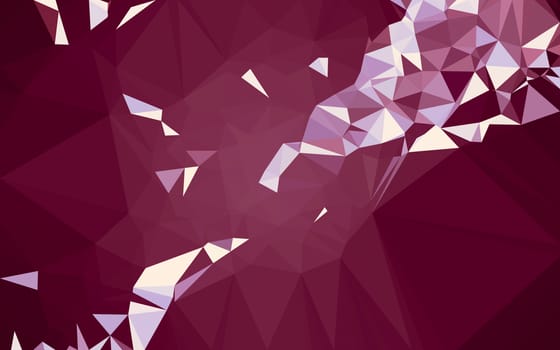 Abstract low poly background, geometry triangle, mosaic pastel color background