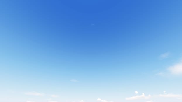 Cloudy blue sky abstract background, blue sky background with tiny clouds, 3d rendering

