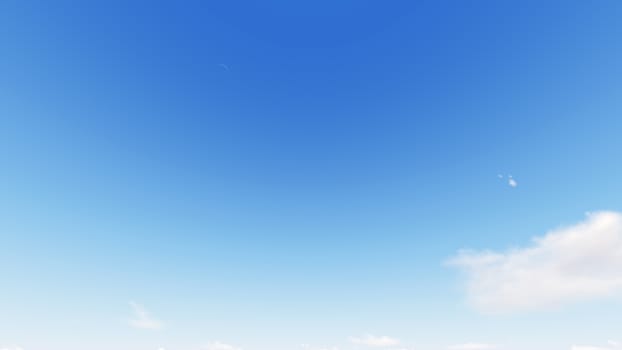 Cloudy blue sky abstract background, blue sky background with tiny clouds, 3d rendering

