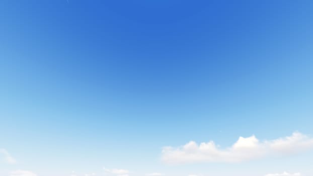 Cloudy blue sky abstract background, blue sky background with tiny clouds, 3d rendering

