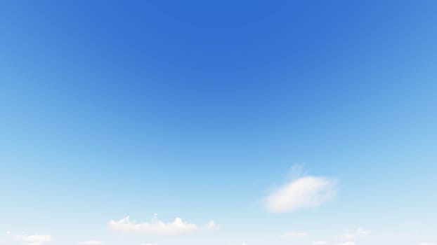 Cloudy blue sky abstract background, blue sky background with tiny clouds, 3d rendering

