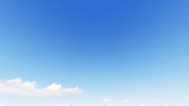 Cloudy blue sky abstract background, blue sky background with tiny clouds, 3d rendering

