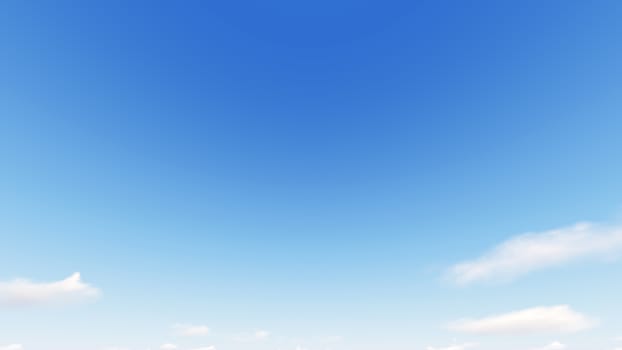 Cloudy blue sky abstract background, blue sky background with tiny clouds, 3d rendering

