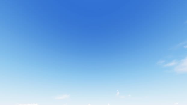 Cloudy blue sky abstract background, blue sky background with tiny clouds, 3d rendering

