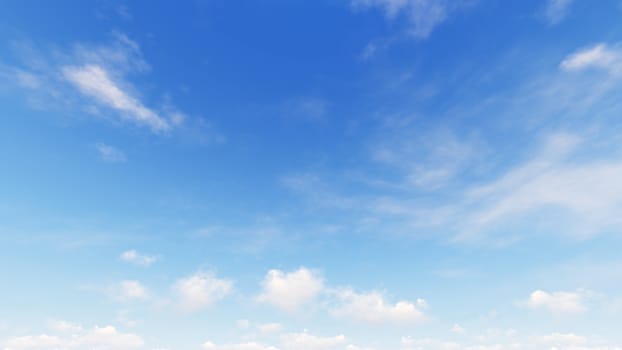 Cloudy blue sky abstract background, blue sky background with tiny clouds, 3d rendering

