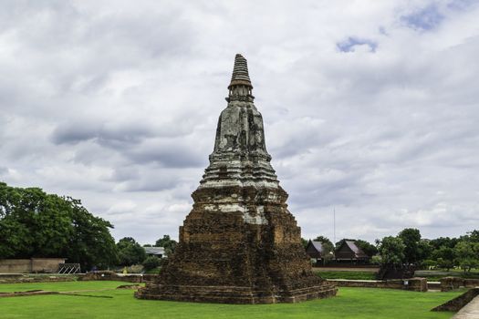 Old Beautiful Thai Temple Wat Chai Wattanaram, Ayutthaya Historical Park, Thailand