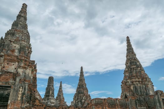 Ruined Old Temple of Ayutthaya, Thailand