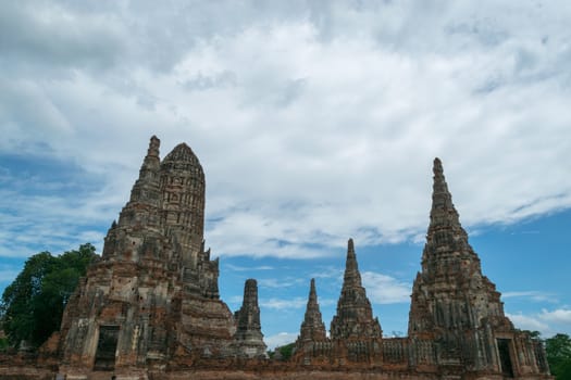 Ruined Old Temple of Ayutthaya, Thailand