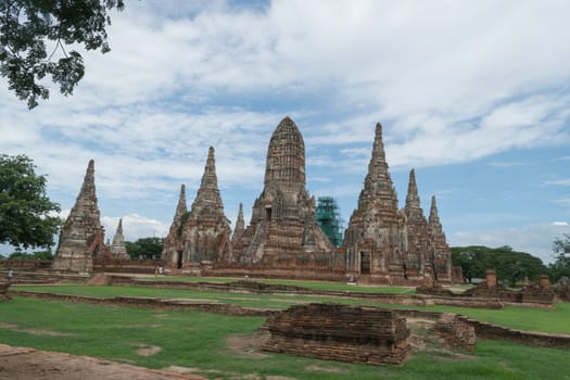 Ruined Old Temple of Ayutthaya, Thailand