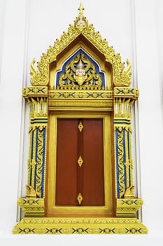 Thai Temple window in Thailand