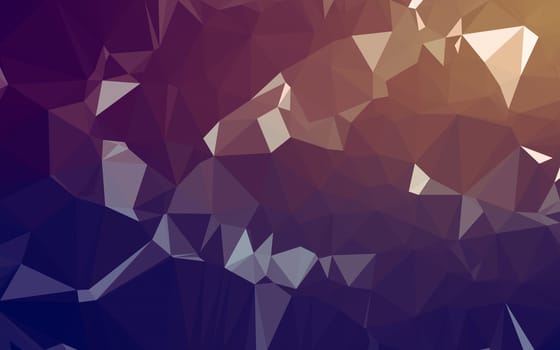 Abstract low poly background, geometry triangle, mosaic pastel color background