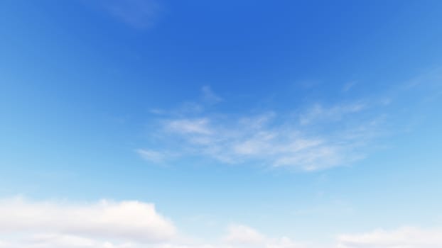 Cloudy blue sky abstract background, blue sky background with tiny clouds, 3d rendering

