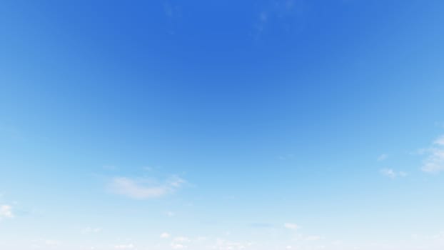 Cloudy blue sky abstract background, blue sky background with tiny clouds, 3d rendering

