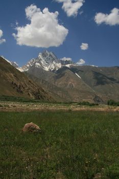 Pamir region Russian Federation Central Asia mountain landscapes