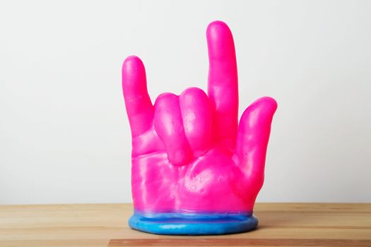 hand-play. Wax Hand. Hand shaped candle. Wax hand mold