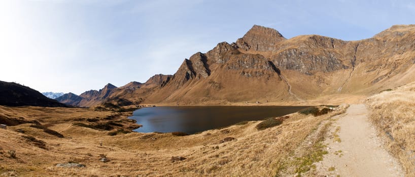 Val Piora, Switzerland: Lakes Ritom, Cadagno, Tom in the autumn.