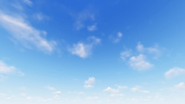 Cloudy blue sky abstract background, blue sky background with tiny clouds, 3d rendering

