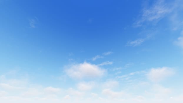 Cloudy blue sky abstract background, blue sky background with tiny clouds, 3d rendering

