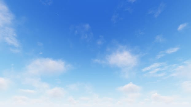 Cloudy blue sky abstract background, blue sky background with tiny clouds, 3d rendering

