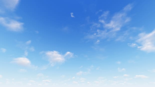 Cloudy blue sky abstract background, blue sky background with tiny clouds, 3d rendering

