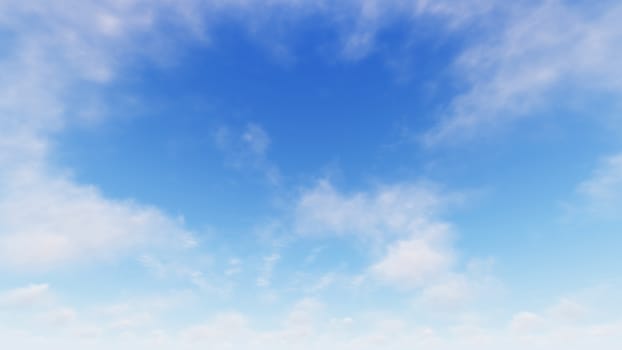 Cloudy blue sky abstract background, blue sky background with tiny clouds, 3d rendering

