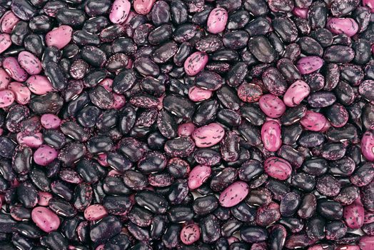 bright background of ripe kidney beans