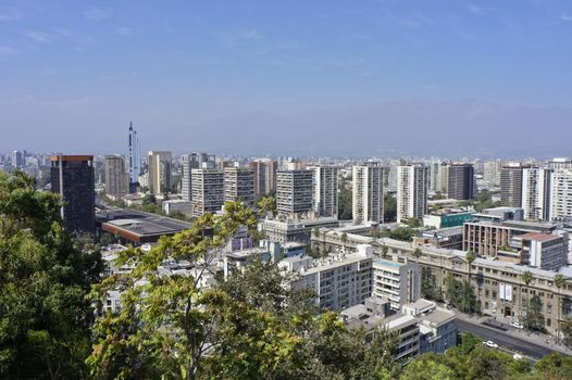 Chile, Santiago, View