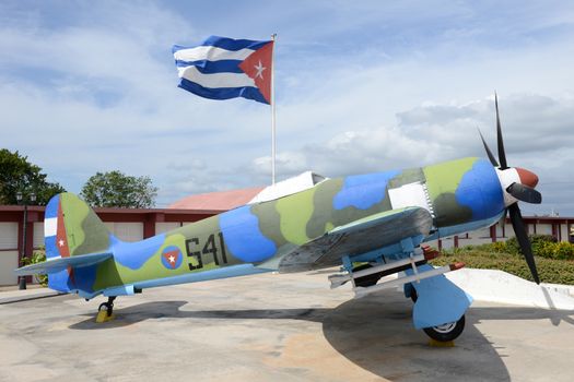 Playa Giron, Cuba - 19 january 2016: Museum shows the curious story of the world famous landing of the Bay of Pigs