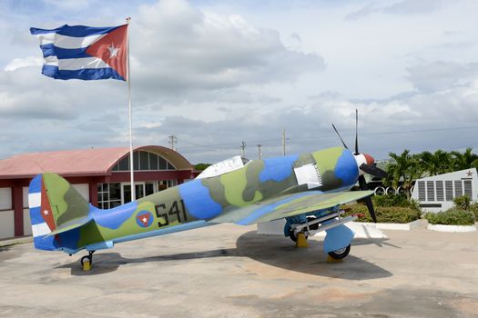 Playa Giron, Cuba - 19 january 2016: Museum shows the curious story of the world famous landing of the Bay of Pigs