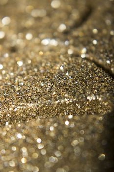 golden glitter texture christmas abstract background photo
