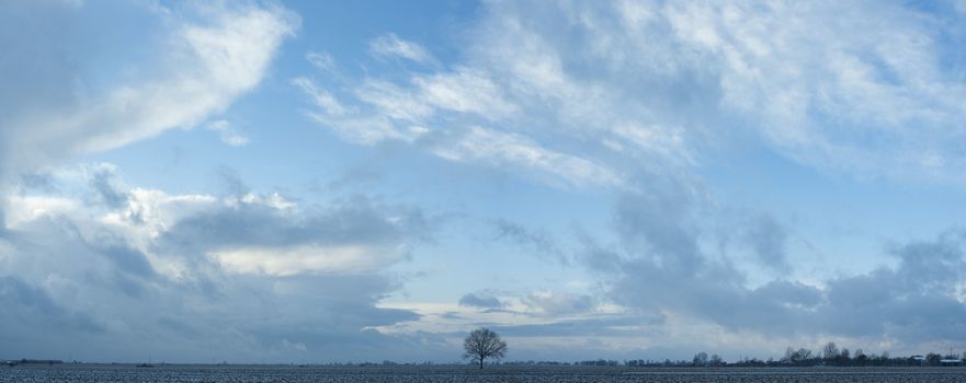 blue sky, natural clouds, nature series