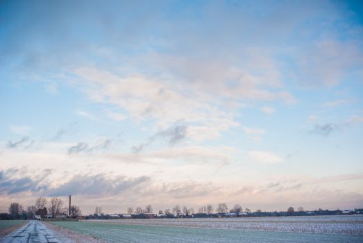 blue sky, natural clouds, nature series