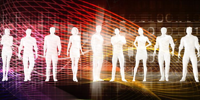 Career Development and Opportunities with Confident Business Team