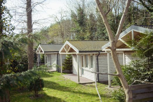 cute comfortable wooden summer cottage , bungalovs