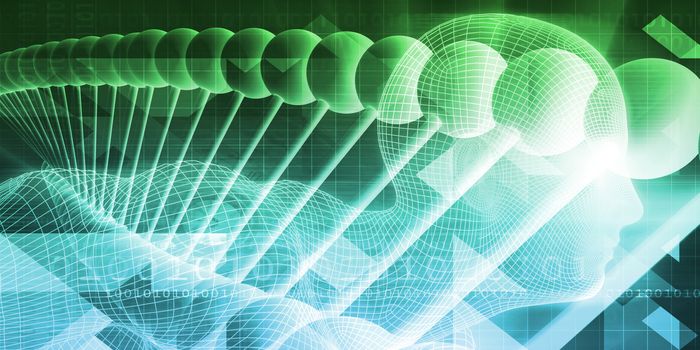 Future Science Background Concept Art as Abstract
