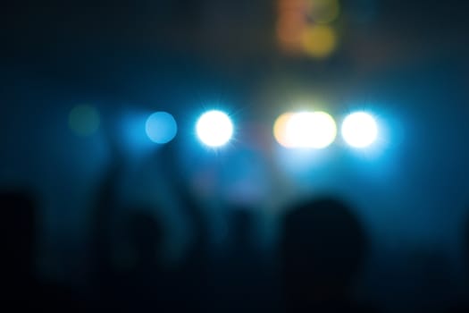 Dark abstract background with bokeh